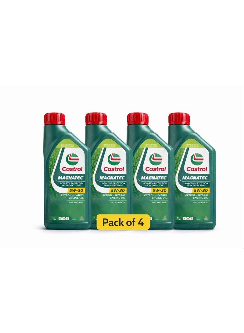 كاسترول ماغناتيك 5W-30 زيت محرك صناعي بالكامل – عبوة من 4 (1 لتر × 4)